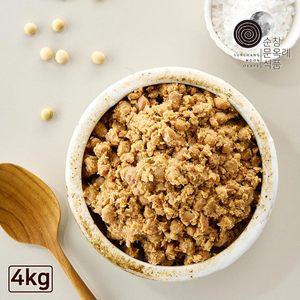 [순창 문옥례 식품]100% 국내산 순창문옥례식품 우리콩 청국장 4kg 밀폐용기