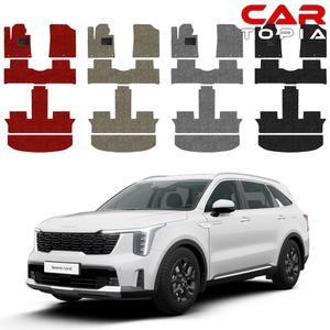 카토피아 쏘렌토 MQ4 페이스리프트 1열+2열+트렁크 코일매트 5인승 6인승 7인승 풀세트 카매트 용품