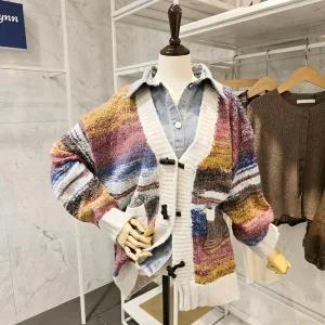 [대구백화점] [페이지플린]데님 배색 오버핏 가디건(F4CCA516A)