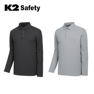K2 Safety TS-F4202 / TS-F4203 카라 티셔츠 긴팔 작업복 근무복 워크웨어