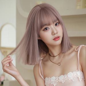 키라비 가발 여성 통가발 단발머리 34cm DTF0156