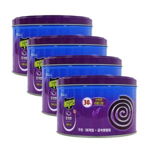 에프킬라 모기향 라벤다향 30개입 4개 모기약