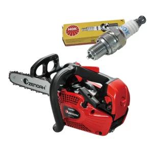 ZENOAH 제노아 가지치기 체인엔진톱 GZ2700T (1.1Kw) 91번 22.5코 (45날) + 점화플러그 CMR6H