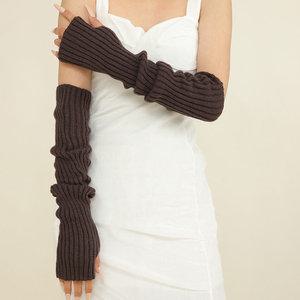 겨울 롱 니트 암워머 핸드워머  5가지 컬러 털 손토시 팔토시