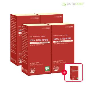 뉴트리코어 100% 유기농 애사비 20g x 60포 (4+1박스)