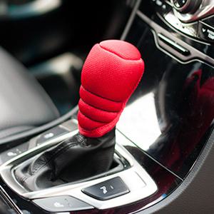 레드 메쉬 기어커버 기어봉 부드러운 그립감 세탁가능 쿠션 기어봉 기어노브 변속기 커버 핸들커버 핸들봉 파워핸들 카인테리어 자동차용품