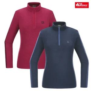 [레드페이스 본사] 여성 리치플리스우먼짚티셔츠 REWFTSW22050