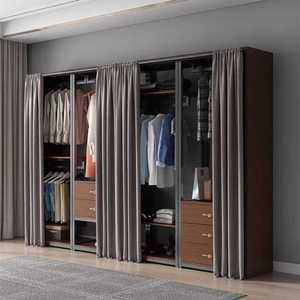 드레스룸시스템행거 철제조립식옷걸이 행거장 튼튼무볼트행거커튼 원룸행거선반 행가 제품