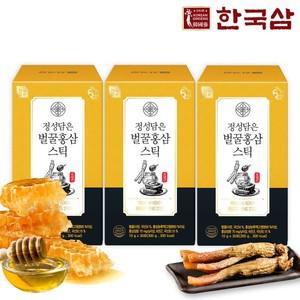 정성담은 벌꿀 홍삼스틱 30포 x 3박스 선물세트