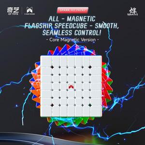 과학교구용품 JudyCube Qiyi XMD Spark V2 7X7 자석 매직 스피드 큐브, 스티커리스 전문 피젯 장난감, Xmd