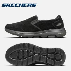 스케쳐스 울트라고 고워크 방한화 블랙 기모 겨울 발편한 미끄럼방지 신발 운동화