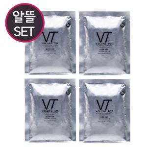 볼륨톡 남녀공용 천연염색 흑채 알뜰구성 SET (리필 4봉) 