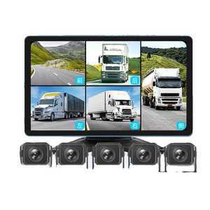 jncown 5채널블랙박스 녹화 덤프 블박 10인치 모니터 화물 4채널