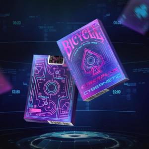 자전거 사이버시티 플레잉 카드, USPCC 사이버펑크 시리즈, 덱 포커 사이즈 게임, 매직 트릭 소품, 3 종류