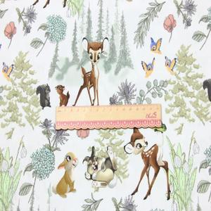 디즈니 만화 밤비 마리 고양이 더피 코튼 소재 패치워크 바느질 퀼팅 원단 DIY 천