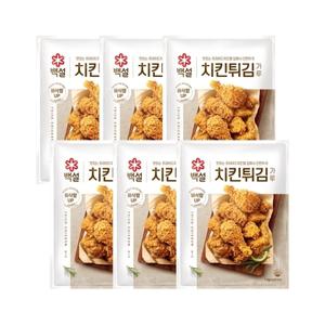 백설 치킨 튀김가루1kg x6개