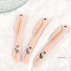 플라밍고 눈썹칼 3개입 접이식zab695