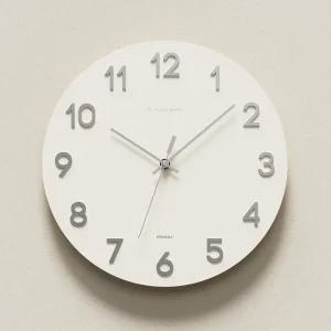 [무아스] 3D 입체 폰트 무소음 벽시계 거실 벽걸이시계 인테리어
