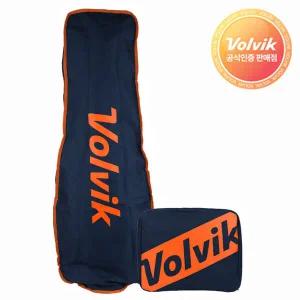 볼빅 투어세이프 수납일체형 골프백 항공커버 (네이비오렌지)