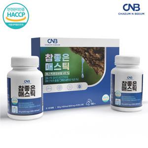 CNB 참좋은 매스틱 90정 2병 (3개월분) / 유산균 양배추 브로콜리 비타민 함유