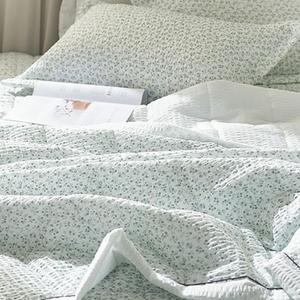 [HYIJPB17_4B]올리브 그린 침구 이불베개세트 Q 그린