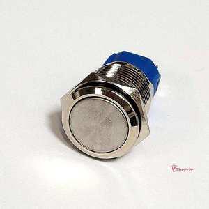 12V 24V16mm방수 플랫헤드 푸쉬락버튼스위치nop421