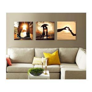 [IXHIOFE6_4B]그리기 페인팅 러브 커플 3단 세트 40x50