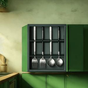 스타벅스 디저트 커트러리 1세트 4P 수저 포크 실용적인