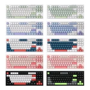 지클릭커 오피스프로 WK50 사일런스 M RGB 무소음 방수 무선 블루투스 키보드 87키 Greenwich RC1