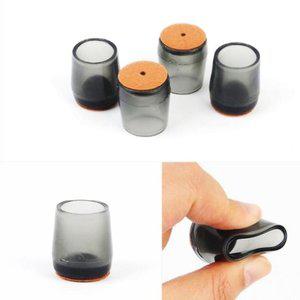 원형 반투명 의자발 4P 적정 20mm 싸게 덮개 패드 (WFGPWGR)