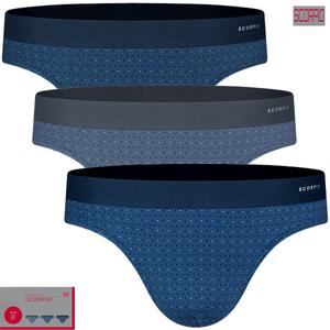 SCORPIO폴리스판아웃밴드미디삼각팬티3매입 MPO1229