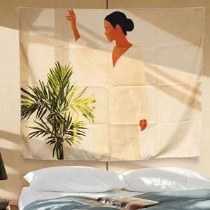 [셀러허브 패션][JHP84RT0_51]패브릭포스터 빈티지 그림 L