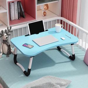 [IXHINGHW_4B]접이식 좌식책상 D-2(블루) 베드테이블