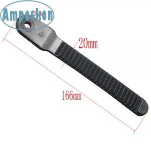 스노우 보드 왁싱 왁스 스키 다리미 스노우보드 바인딩 토 래칫 사다리 스트랩 플라스틱 블랙 액세서리 야