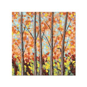 거실 침실 서재인테리어 유화 미술작품 단풍 풍경화 그림액자