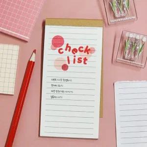 알티피아 찢어쓰는 유선 메모지 무선노트 단어 연습장 50p 단어장 연습장