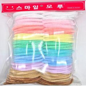 [국내생산] 파스텔 20줄 혼합 칼라 모루 철사 대용량 공예재료