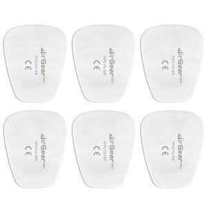 재사용 가능한 호흡기 마스크를 위한 AIRGEARPRO C 500 필터 | 페인트칠, 목공, 건설, 샌딩, 스프레이, 화학물질, DIY 등에 이상적인 방진