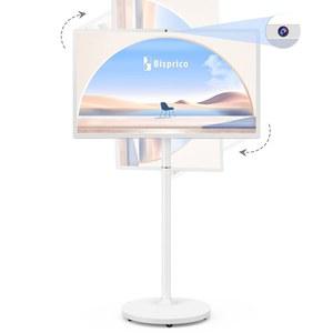 27인치 1080P 휴대용 터치스크린 모니터 | 8G RAM+128G 스토리지 8코어 CPU 퀄컴 내장 배터리 8 10시간 동안 지속 가능 안드로이드 OS 풀 스위블 회전 60HZ 주사율 리모컨