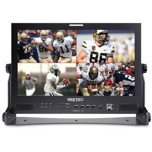 스튜디오 텔레비전 프로덕션 풀 HD 1920X1080 (ATEM173S)을 위한 쿼드 스플릿 디스플레이에 4X3G SDI 입력 출력이 있는 SEETEC ATEM173S 17.3인치 멀티 카메라 방송 모니터 1대