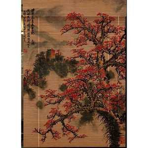 산수화 민화 롤스크린 동양화 전통 병풍 대나무 한식당