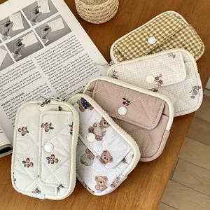 귀여운 모양 카드지갑 패브릭 파우치 천 동전지갑