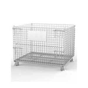 메쉬 파레트 망카트 접이식 울타리 롤테이너 케이지