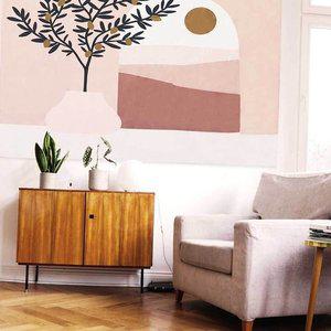 패브릭 석양 거실 액자 인테리어 대형 캔버스그림 L (WFFTSKT)