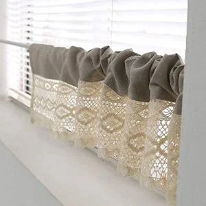 [셀러허브 패션][JHL96129_51AP]레이스커튼 1P 선반 주방 작은창문 가리개