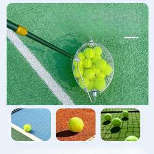 테니스공 수집기 테니스 공 줍는기계 수동 롤러 길이조절