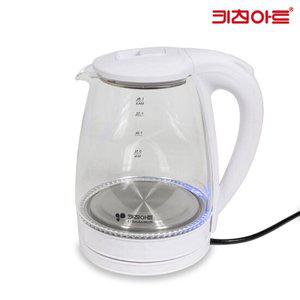 키친아트 무선 전기주전자 내열유리 커피포트 가정용 차탕기