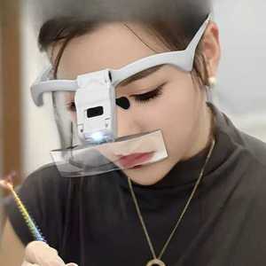 미용 시술 돋보기 5배 LED 확대경 타투 왁싱 네일샵 조각