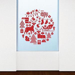 [JHQSWXBN_51AA]크리스마스그래픽스티커 크리스마스 GWM