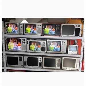 사진 촬영 오래된 카페 빈티지 인테리어 매장 텔레비전 소품 아날로그 레트로티비 옛날